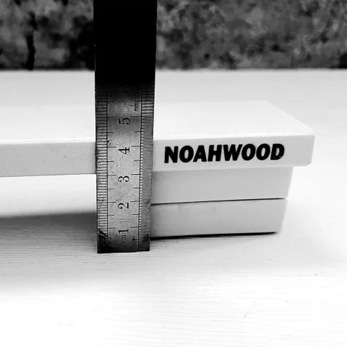 Vista 3 de NOAHWOOD Diapasón Obstáculos Piedra Blanca Banco de Parque (banco de piedra blanca)