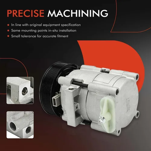 Vista 5 de A-Premium Compresor de aire acondicionado CA con embrague de A/C compatible con Nissan Altima 2.5L 2019-2025, con compresor DCS-17EC