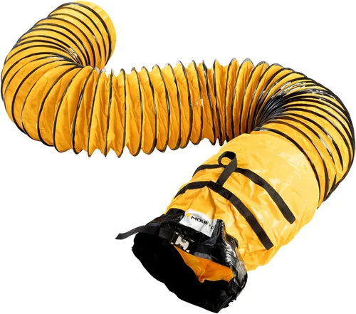 MOUNTO Manguera flexible de conducto de PVC de 25 pies para ventilador de escape (8 pulgadas)
