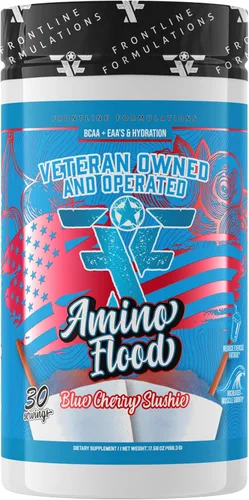 Amino Flood de formulaciones de primera línea - Fórmula de recuperación e hidratación BCAA + EAA - Soporte muscular, electrolitos y resistencia -