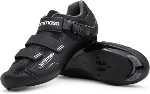 Tommaso Mens Indoor Cycling Shoes & Road or Gravel Bike Shoes Also for Mountain Biking Compatible with SPD Cleats,Indoor SPD Pedals & Spin Studio