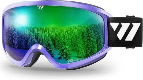 Vista 11 de WISTON OTG - Gafas de esquí y snowboard para hombres, mujeres y jóvenes, 100% protección UV W1