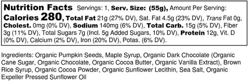 Vista 2 de 88 ACRES Barra de proteína de semillas de brownie de chocolate oscuro, 9 unidades, 1.9 onzas
