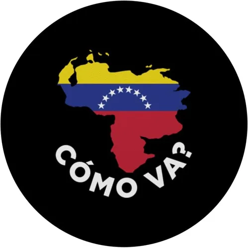 Vista 3 de Venezuela Flag Cómo Va Venezuelan What's Up PopSockets Standard PopGrip