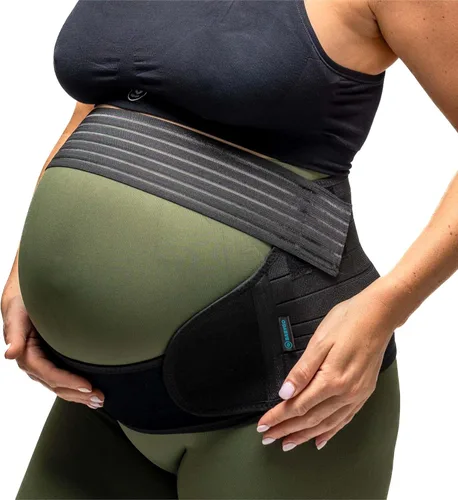 BABYGO 4 in 1 Pregnancy Support Belt Maternity & Postpartum Band - Relieve Back, Pelvic, Hip Pain, SPD & PGP inc 40 Page Pregnancy Book for Birth