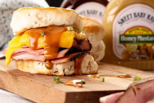 Vista 3 de Sweet Baby Ray's Salsa de inmersión, mostaza de miel, 14 onzas