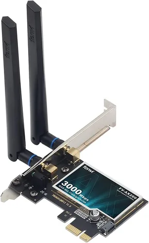 FENVI AX3000 WiFi 6 PCIe tarjeta WiFi 6 AX200 escritorio PCI-E adaptador inalámbrico WPA3, Bluetooth 5.2, doble banda 3000Mbps WiFi 802.11ax