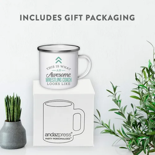 Vista 307 de Andaz Press 11oz. Stainless Steel Campfire Coffee Mug Gift, This is What an Awesome Mentor Looks Like, 1-Pack, Birthday Gift Ideas Coworker Him Her
