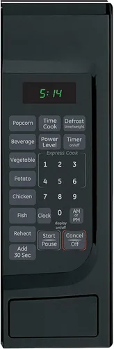 Vista 5 de GE GCST14S1WBB - Horno microondas para encimera, 1100 vatios, 1.4 pies cúbicos, negro, GCST14S1WBB 7 Convenience Cook Settings, One-Touch