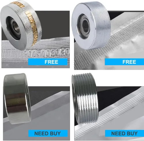 Vista 4 de Máquina de sellado continuo FR-900 Máquina selladora de sellado de banda de plástico continua horizontal automática Codificación de sellos