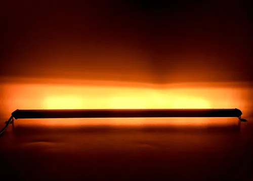 Vista 8 de Mini barra de luz LED Osram de alta salida ultra delgada de la serie M (20 pulgadas, ámbar y blanco LED)