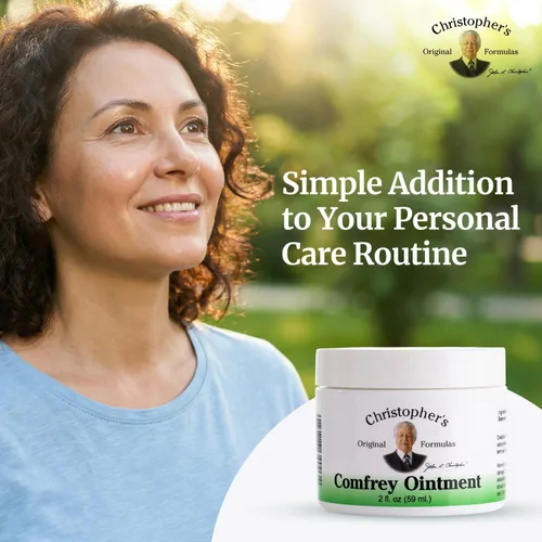 Vista 7 de Christopher's Original Formulas Ungüento de consuelda, 2 onzas – Ungüento de hierbas con hoja de consuelda orgánica en una base de cera de abeja