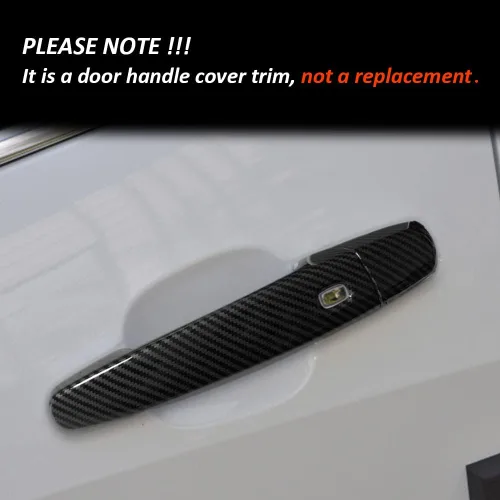 Vista 5 de DEYTOP Cubierta para Manija de Puerta Compatible con Chevy Malibu y Blazer 2018-2025, Equinox y Traverse 2018-2024 Protector de Manija de Puerta