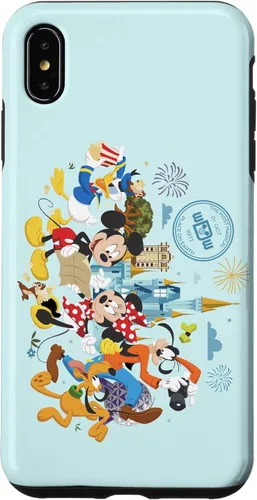 Vista 11 de Walt Disney World 50th Anniversary Mickey and Friends - Carcasa para iPhone 17, color azul