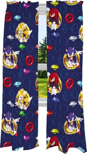 Vista 24 de Franco Juego de cortinas y drapeados para ventana de habitación de niños, 82 x 84 pulgadas, Super Mario
