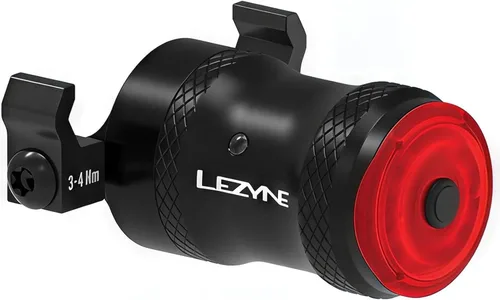 Vista 8 de LEZYNE Saddle-Mounted USB-C Rechargeable LED Rear Bike Light 250-Lumen Bicycle Taillight with 270-Degree Wide-Angle Visibility, Day Flash Modes