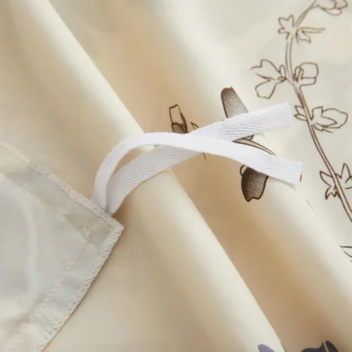 Vista 138 de Marina Decoration Juego de funda de edredón de 3 piezas con 2 fundas de almohada, diseño de rayas negras y grises, tamaño doble/matrimonial