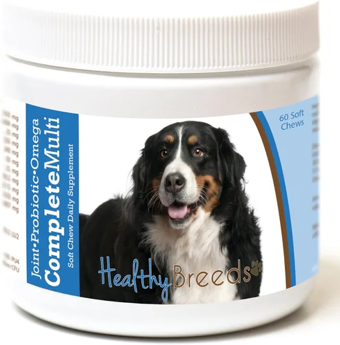 Vista 6 de Healthy Breeds Cavalier King Charles Spaniel - Multivitamínico todo en uno, completo con probióticos, glucosamina, condroitina y omegas, 60