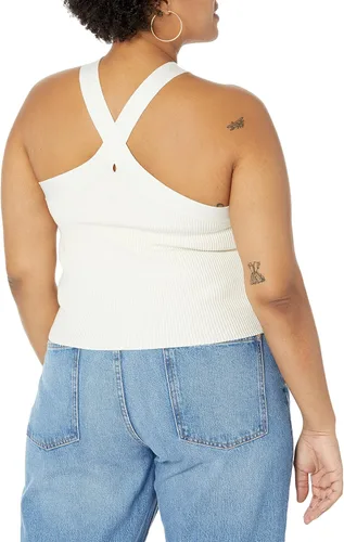 Vista 6 de The Drop Women's Zaire Cropped Cross-Front Sweater