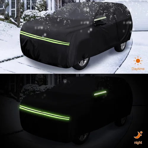 Vista 5 de Fundas impermeables para automóvil de repuesto para Volvo XC40 2017-2023, 6 capas para todo tipo de clima, ajuste personalizado, con puerta