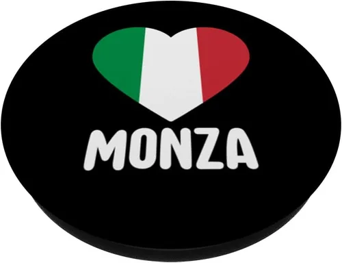 Vista 2 de Monza Italia Flag Italian Italy Family Italiano PopSockets Standard PopGrip