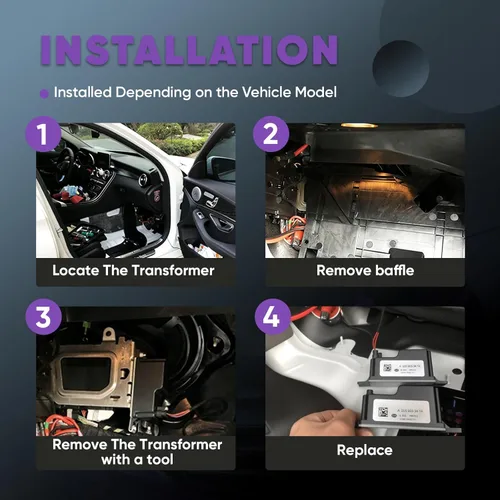 Vista 6 de Módulo convertidor de voltaje 2059053414 Reemplazo para Mercedes-Benz C300 GLE350 GLS450 S560 G550 C43 C63 AMG W205 W253 W257 W213 CLC Clase C Clase