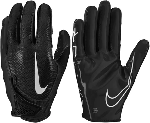 Vista 2 de Guantes de receptor de fútbol Nike Vapor Jet Magnagrip+ Palm - Blanco/Iridescente (para hombre, 1 par)