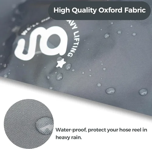 Vista 4 de Giraffe Tools Cubierta retráctil para carrete de manguera de jardín AW30/AW25, resistente a los rayos UV, cubierta impermeable y antidecoloración
