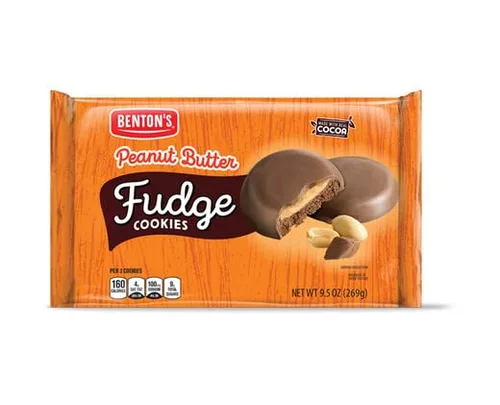 Benton's Bentons - Galletas rellenas de mantequilla de maní, paquete de 2