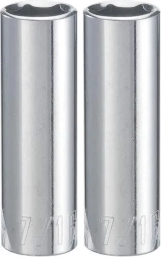 Vista 8 de CRAFTSMAN Dado Profundo, SAE, Impulsor de 1/4 Pulgadas, 1/2 Pulgada, 6 Puntos (CMMT43589)