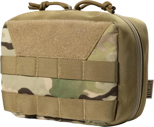 Vista 8 de OneTigris Tactical Molle Pouches,Large Admin Pouch Utility Tool Pouch, Multi-Purpose Molle Accessories Waist Belt Pouch Bag 8" x 5" x 2.5