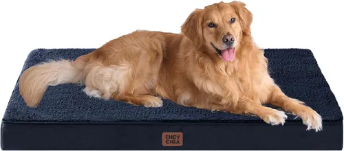 Vista 13 de EHEYCIGA Camas ortopédicas para perros, cama para perros con funda extraíble lavable, todos los tamaños de perros