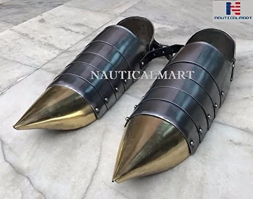 Vista 2 de NauticalMart Disfraz medieval LARP Steel Sabaton de Halloween