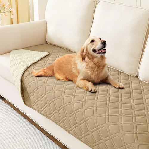 Vista 172 de hyha - Manta impermeable para cama de perro, mantas suaves para mascotas, funda impermeable para sofá para perros, fundas reversibles lavables