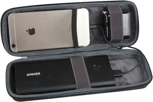 Hermitshell Funda protectora rígida para viaje para Anker Astro E6 E7 PowerCore + 26800 Premium Compact cargador portátil, batería externa., L
