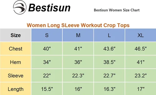 Vista 4 de Bestisun Sudadera corta de manga larga para mujer con agujero para el pulgar