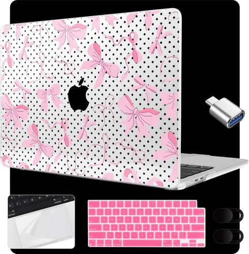 Vista 38 de MEEgoodo Funda para MacBook Air de 15 pulgadas M4/M3/M2 2025 2024 2023, funda compatible con el modelo (A3241/A3114/A2941) para MacBook Air de 15