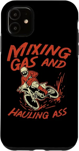 Vista 8 de Mixing Gas & Hauling Ass - Dirt Racer Dirt Biking Dirt Bike Case for iPhone 17