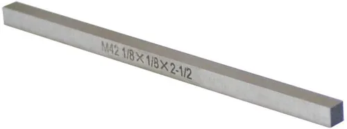 Vista 2 de 5 piezas M42 cobalto HSS Square Rectángulo Herramientas Bits 1/8" x 1/8" x 2 1/2