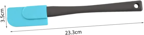 Vista 3 de UPKOCH Espátula de metal para glasear, queso crema, 4 piezas, espátula de cocina de silicona, espátula de mantequilla de maní, cuchillo