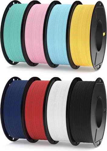 Vista 24 de ELEGOO Paquete de filamento de impresora 3D PLA mate 22 lbs 0.07 in