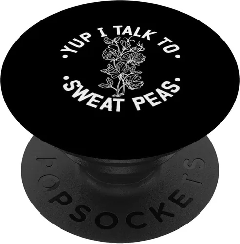 Vista 6 de Sweet Peas Plant Accessories Soil Terrarium Sweet Peas PopSockets MagSafe PopGrip for iPhone