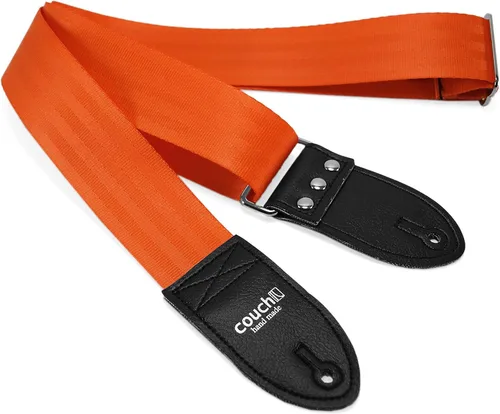 Vista 25 de Couch LA CORREA DE GUITARRA ORIGINAL DE CINTURÓN DE SEGURIDAD RECICLADO Fabricada en EE.UU. Correas de Guitarra (Todo Blanco)