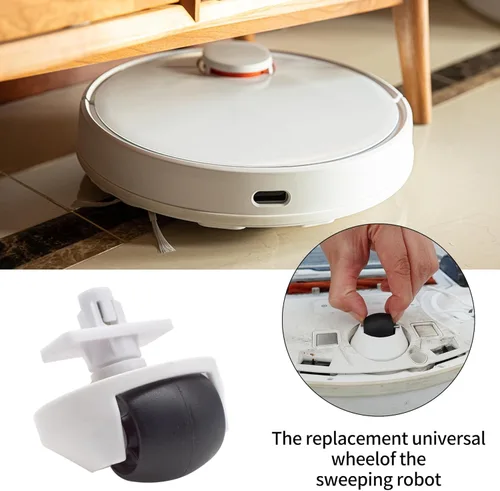 Vista 22 de Conjunto de rueda delantera de repuesto compatible con todas las aspiradoras iRobot Roomba 500, 600, 700, 800, 900, e, i y j, 2