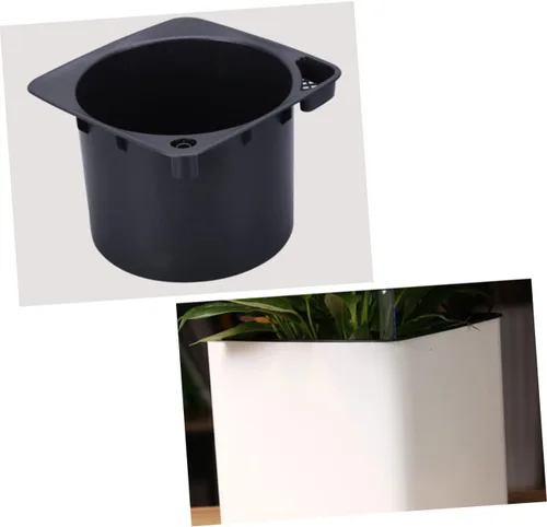 Vista 9 de GANAZONO 4 unidades, 1 juego de macetas de riego automático, maceta hidropónica para plantas suculentas, macetas para plantas de interior, macetas