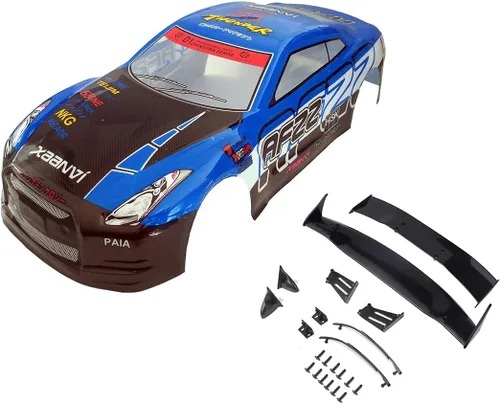 Vista 11 de 1/10 Escala RC pintada precortada Drift Racing Touring Onroad Carrocería de coche Ancho 7.480 in con accesorios de espejo retrovisor (AE86)
