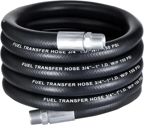 Vista 7 de EVIL ENERGY Manguera de transferencia de combustible de 1 pulgada de 10 pies, manguera de combustible agrícola para dispensar biodiesel de queroseno