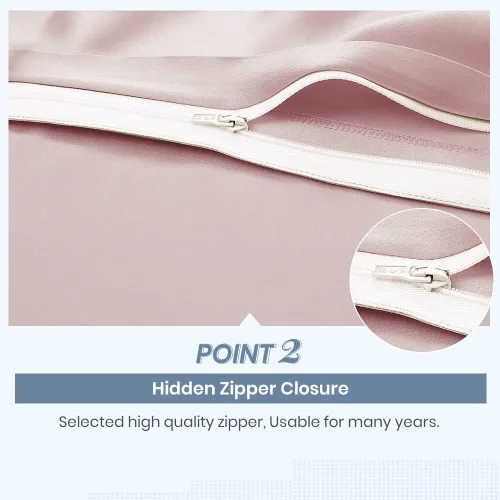 Vista 55 de LILYSILK Funda de edredón de seda negra para cama individual, fundas de edredón de seda de 19 momme