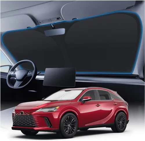 Vista 84 de KUST - Parasol plegable para parabrisas para BMW X1 E84, accesorios 2011 2012 2013 2014 2015, protector de visera de sol ajustable que bloquea