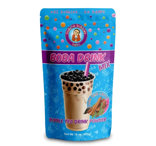 Vista 39 de Buddha Bubbles Boba - Mezcla de mezcla de bebida en polvo de mezcla de té Boba/Bubble Tea Cream de fresa, 1 kilo (2.2 libras) (3.53 onzas)